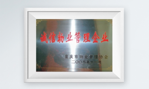诚信物业管理企业